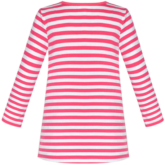 Girls Casual Dress Cotton Long Sleeve Kite Cloud Embroidered Size 2-8 Years