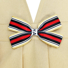 Girls Dress Suspender Skirt School Uniform Bow Tie Size 4-14 Years