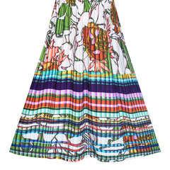 Girls Dress Smocked Summer Beach Holiday Maxi Dress Size 7-14 Years