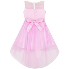 Girls Dress Pink Magic Hi-low Wand Princess Crown Dress Up Costume Size 7-14 Years