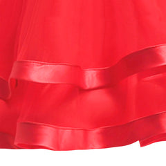 Girls Dress Long Sleeve Ball Gown Wedding Party Pageant Size 6-12 Years