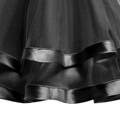Girls Dress Sleeveless Black Ball Gown Wedding Party Pageant Size 6-12 Years