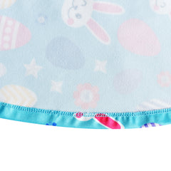 Girls Dress Easter Bunny Ears Headband Egg Hunt Size 3-10 Years