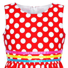Girls Dress Red Polka Dot LOL Surprise Party Costume Size 2-10 Years