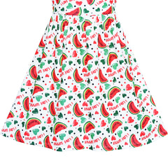 Girls Casual Dress Watermelon Tank Summer Sundress Size 4-8 Years