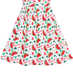 Girls Casual Dress Watermelon Tank Summer Sundress Size 4-8 Years
