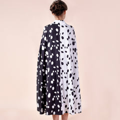 Girls Dress Set Halloween Costume For Dalmatians Wig Headband Red Gloves Size 4-14 Years