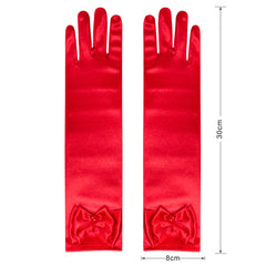 Girls Dress Set Halloween Costume For Dalmatians Wig Headband Red Gloves Size 4-14 Years