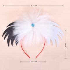 Girls Dress Set Halloween Costume For Dalmatians Wig Headband Red Gloves Size 4-14 Years