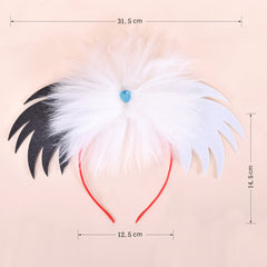 Girls Dress Halloween Costume For Dalmatians Wig Headband Gloves Size 2-14 Years