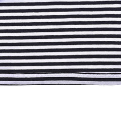Girls Dress Cotton Casual Striped Black And White Costume Size 3-8 Years