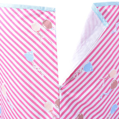 Girls Vintage Dress 50s Retro 1950s Rockabilly Pink Dress Short Sleeve Size 6-12 Years