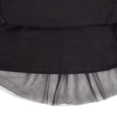 Girls Dress Black Swan Sparkling Layered Ruffle Sequin Long Sleeve Size 4-8 Years