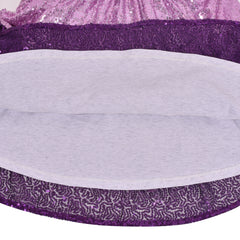 Girls Dress Shiny Glitter Sequin Color Block Sleeveless Size 4-10 Years