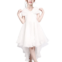 Girls Dress Princess Hi-lo Off Pearl Pageant Dancing Ball Size 6-12 Years