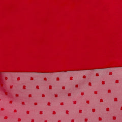 Girls Dress Deep Red Swiss Dot Hi-lo Halter Chiffon Party Christmas Size 6-12 Years
