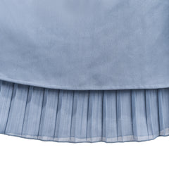 Girls Dress Haze Halter Princess Pleated Formal Party Wedding Size 6-12 Years