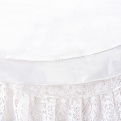 Girls Dress Lace Floral Hi-low Off Shoulder Pageant Bridesmaid Size 4-12 Years