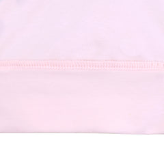 Girls Pink Top Tee Heart Button Ruffle Collar Long Sleeve Casual Size 4-10 Years