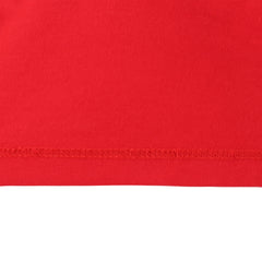 Girls Tee 2 Piece Red White Basic Layering Top Crewneck  Cotton Size 4-10 Years