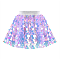 Girls Skirt Mermaid Sparkly Sequin Tutu Party Ballet Dance Size 2-10 Years