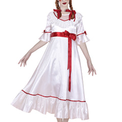 Girls Dress Mom's Costume Cosplay For Annabelle Halloween Party