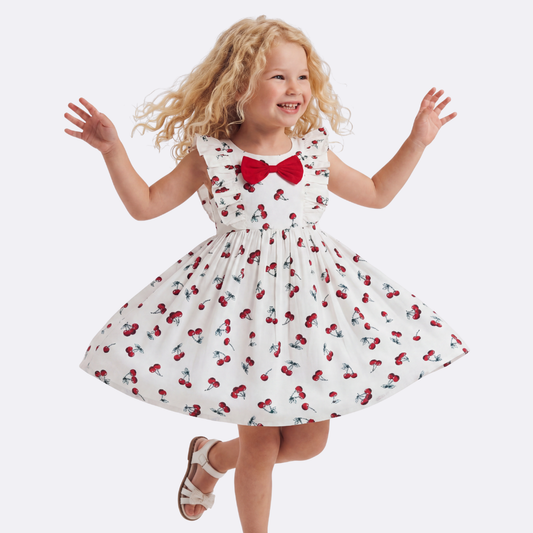 SUNNY FASHION Cherry Sweetheart Dress