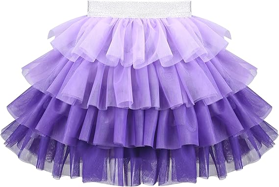 Sunny Fashion Girls Pink Heart Tulle Skirt Set – Cute Striped T-Shirt & Pleated Mesh Outfit