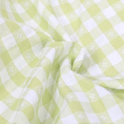 Sunny Fashion Girls Blue Gingham Plaid Ruffle Cotton Dress