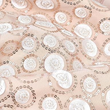 Sunny Fashion Girls Pink Sequin Hi-Lo Party Dress