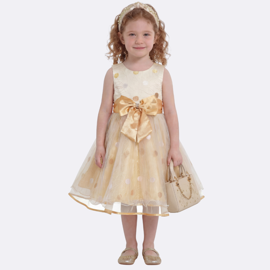 Sunny Fashion Girls Printed Cotton A-Line Dress