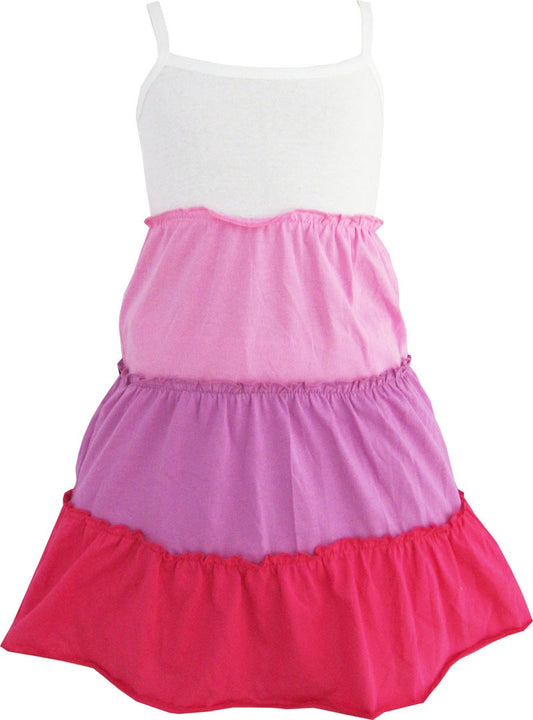 Girls dress Striped Multi-color Sundress Children Clothes size Slim Multi-Color