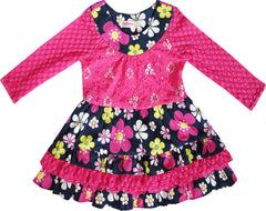 Girls Jumpsuit Colorful Bohemian Style Cotton Holiday Casual Size 2-14 Years