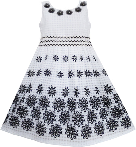 Girls Dress Peacock Tail Cool Summer Girls Clothes Size 4-14 Years