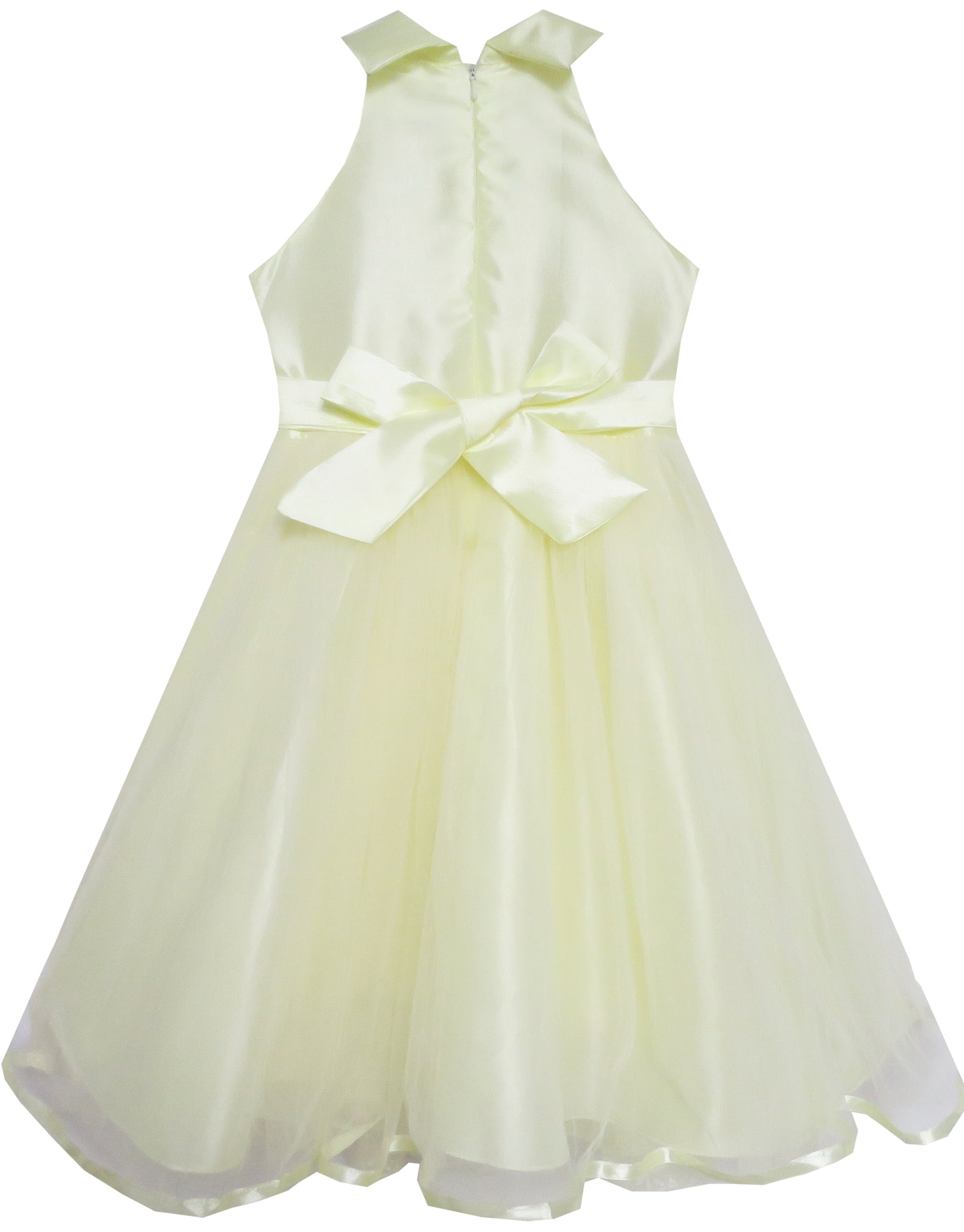 Flower Girls Dress Lace Sequins Sparkling Wedding Bridesmaid Size 5-12 Years
