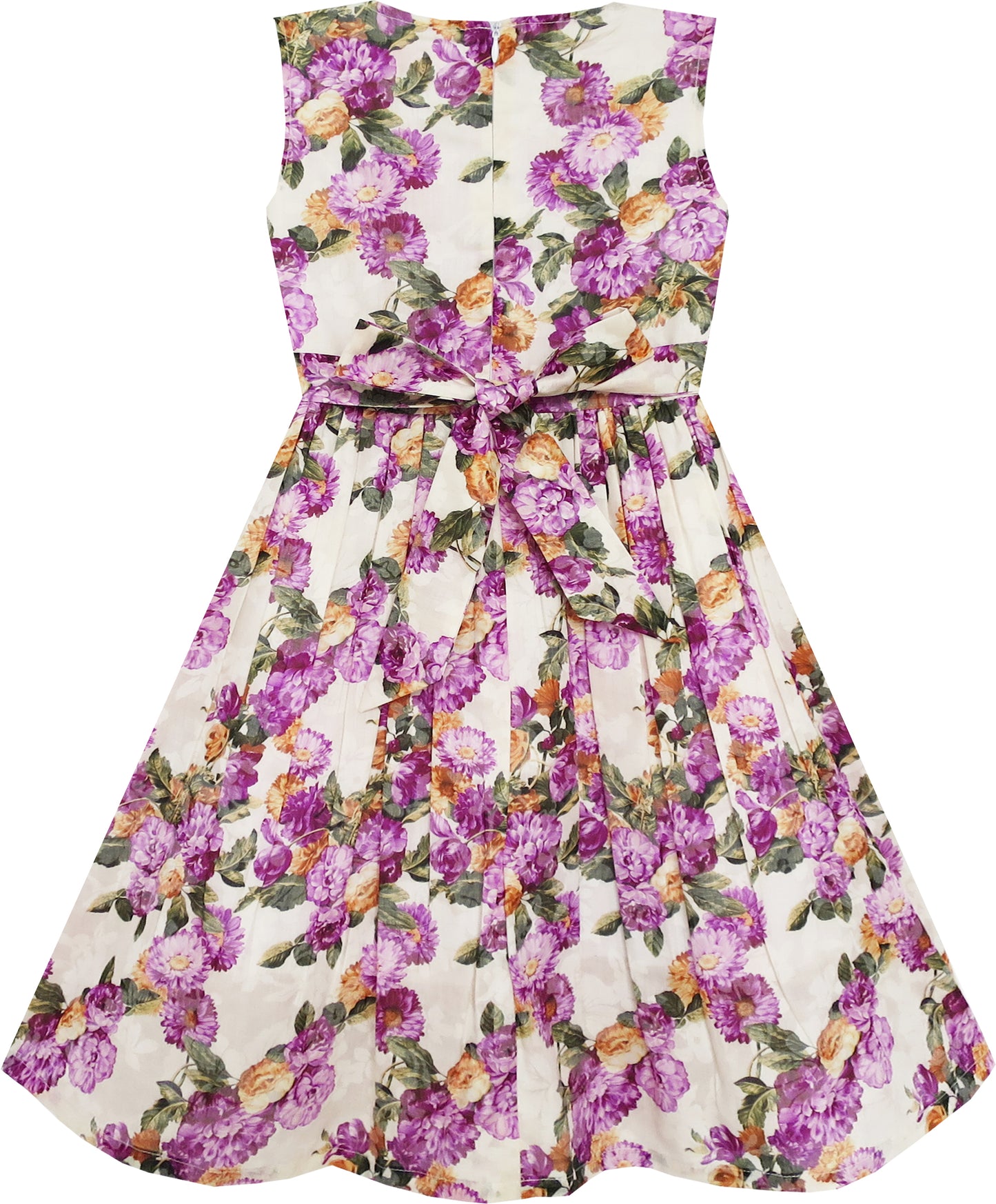 Girls Dress Sky Fantasy Colorful Angel Wings Feather Print Size 4-14 Years