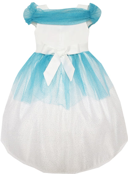 Sunny Fashion Girls Purple Flower Mesh Princess Dress