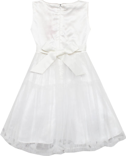 Sunny Fashion Girls Printed Cotton A-Line Dress