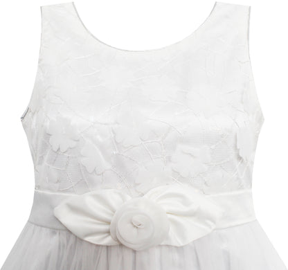 Sunny Fashion Girls Printed Cotton A-Line Dress