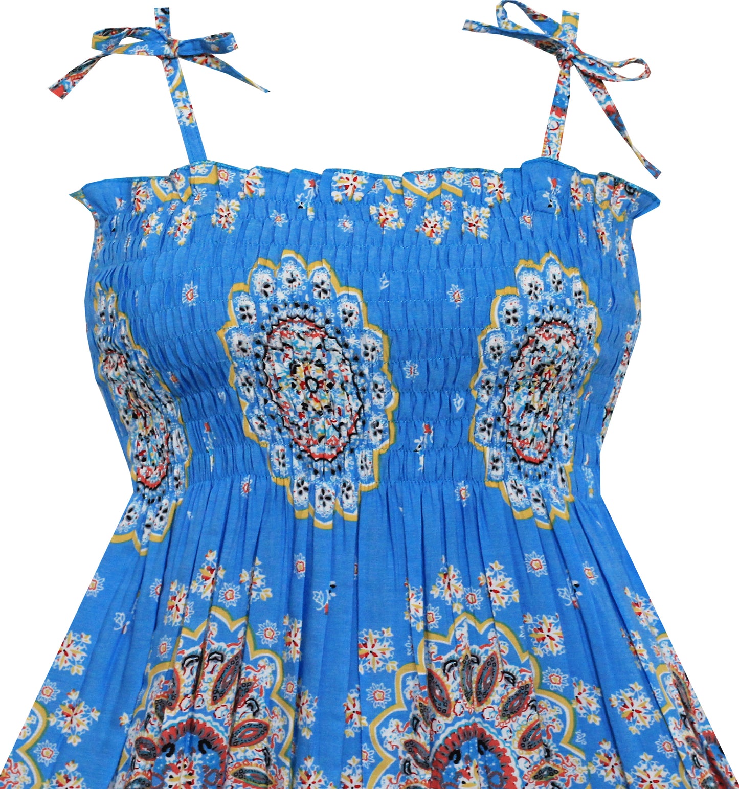 Girls Dress Tank Smocked Dress Cat Leopard Size 2-14 Years