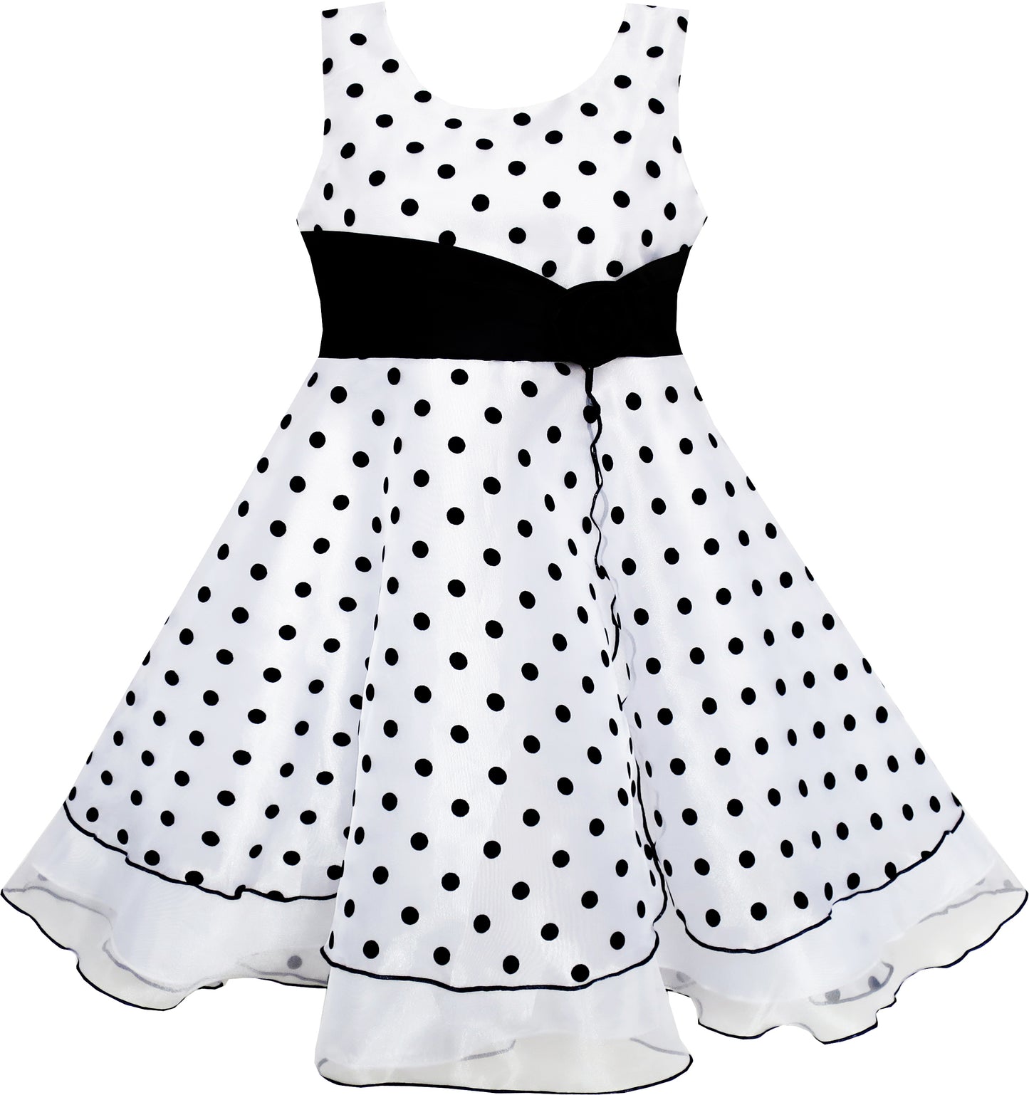 Girls Dress Wine Dot Tulle Party Pageant Unique Design Size 4-12 Years
