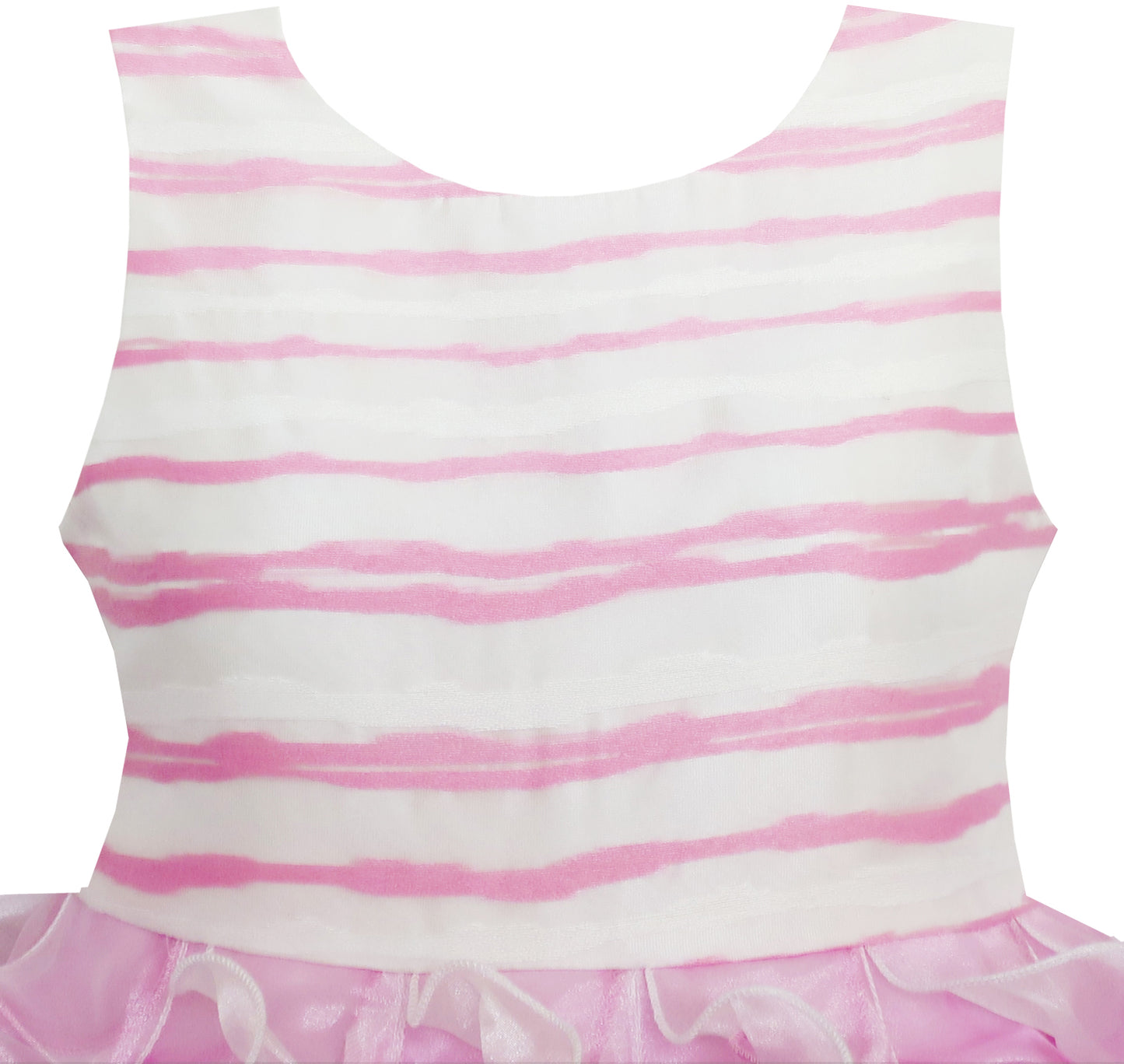 Sunny Fashion Girls Pastel Pleated Tulle Princess Dress