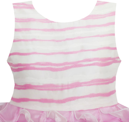 Sunny Fashion Girls Pastel Pleated Tulle Princess Dress