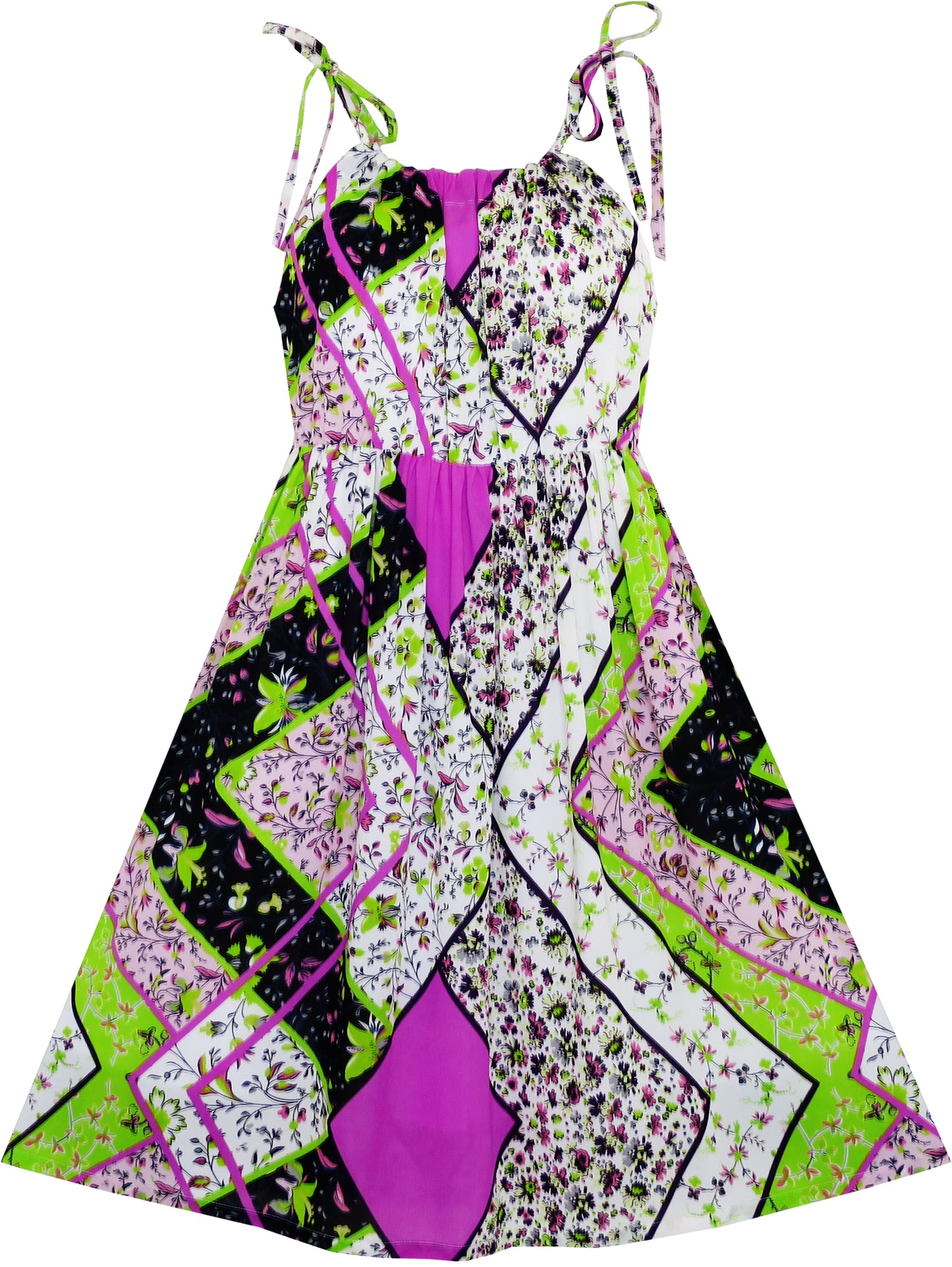 Girls Dress Floral Belt Chiffon Party Maxi Dress Size 6-14 Years