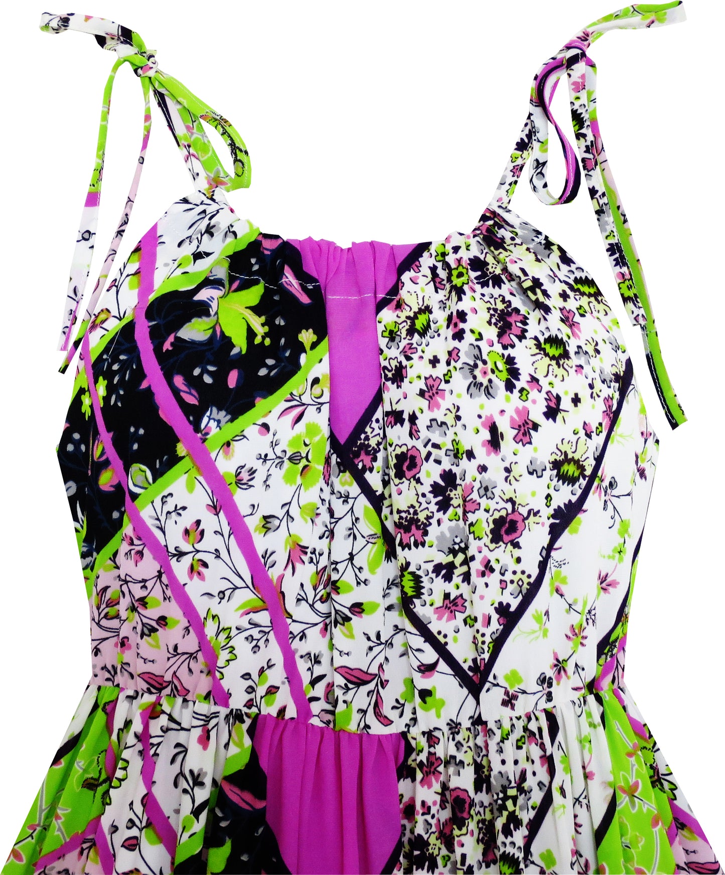 Girls Dress Floral Belt Chiffon Party Maxi Dress Size 6-14 Years