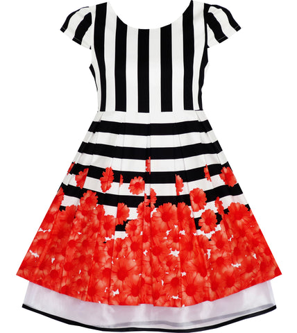 Girls Dress Leaf Print Pineapple Dragonfly Size 4-14 Years