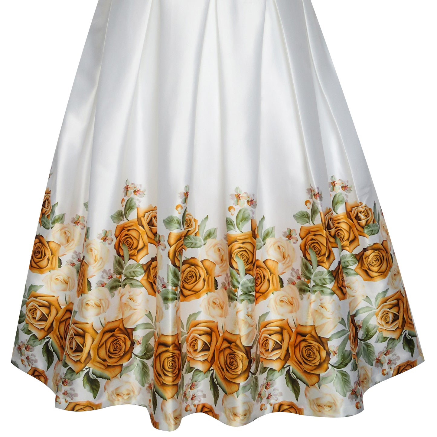 Girls Dress Flower Halter Flare Dress Princess Size 5-14 Years