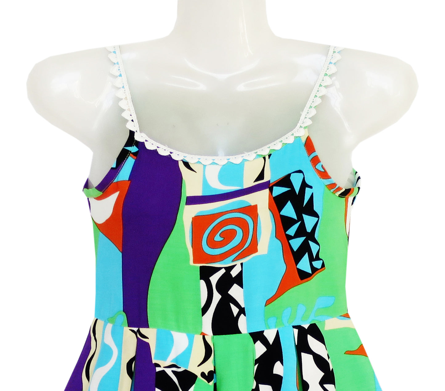 Girls Dress Flower Asymmetrical Hem Skirt Tank Dress Size 6-14 Years