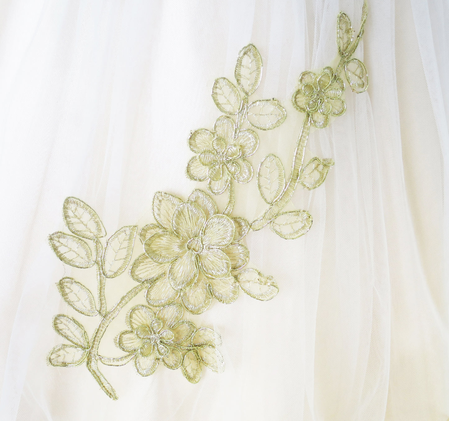 Girls Dress Elegant Wedding Gown Bridesmaid Tulle Flower Size 4-14 Years