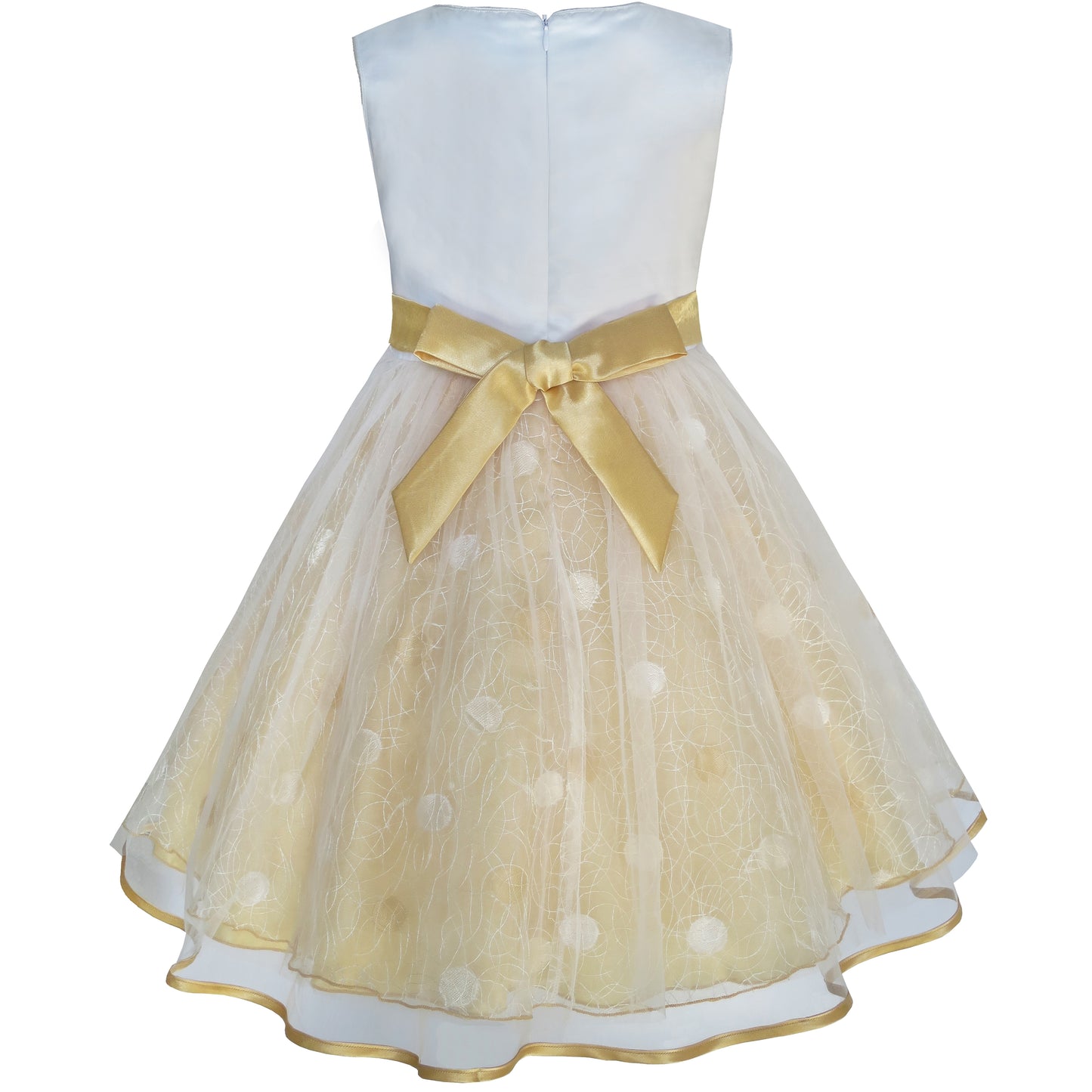 Sunny Fashion Girls Printed Cotton A-Line Dress